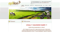 Desktop Screenshot of aplikon.com